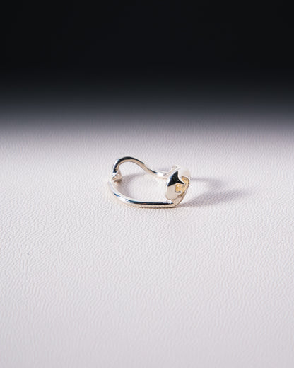 003 Opal Curvy-line Ring