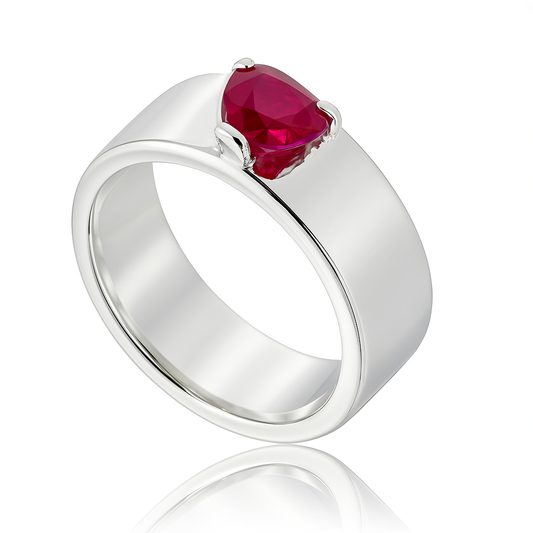 Anillo Heart Stone