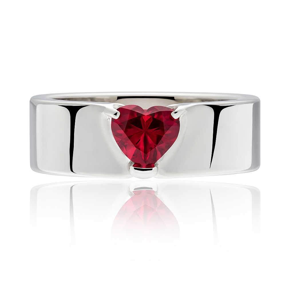 Anillo Heart Stone