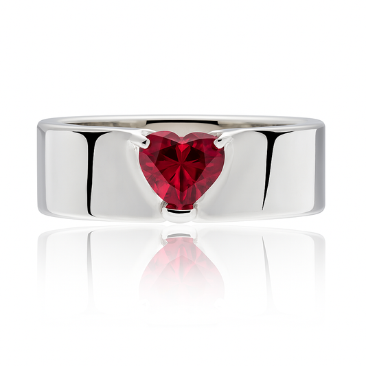 Anillo Heart Stone