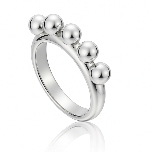 Anillo Burbujas de Plata