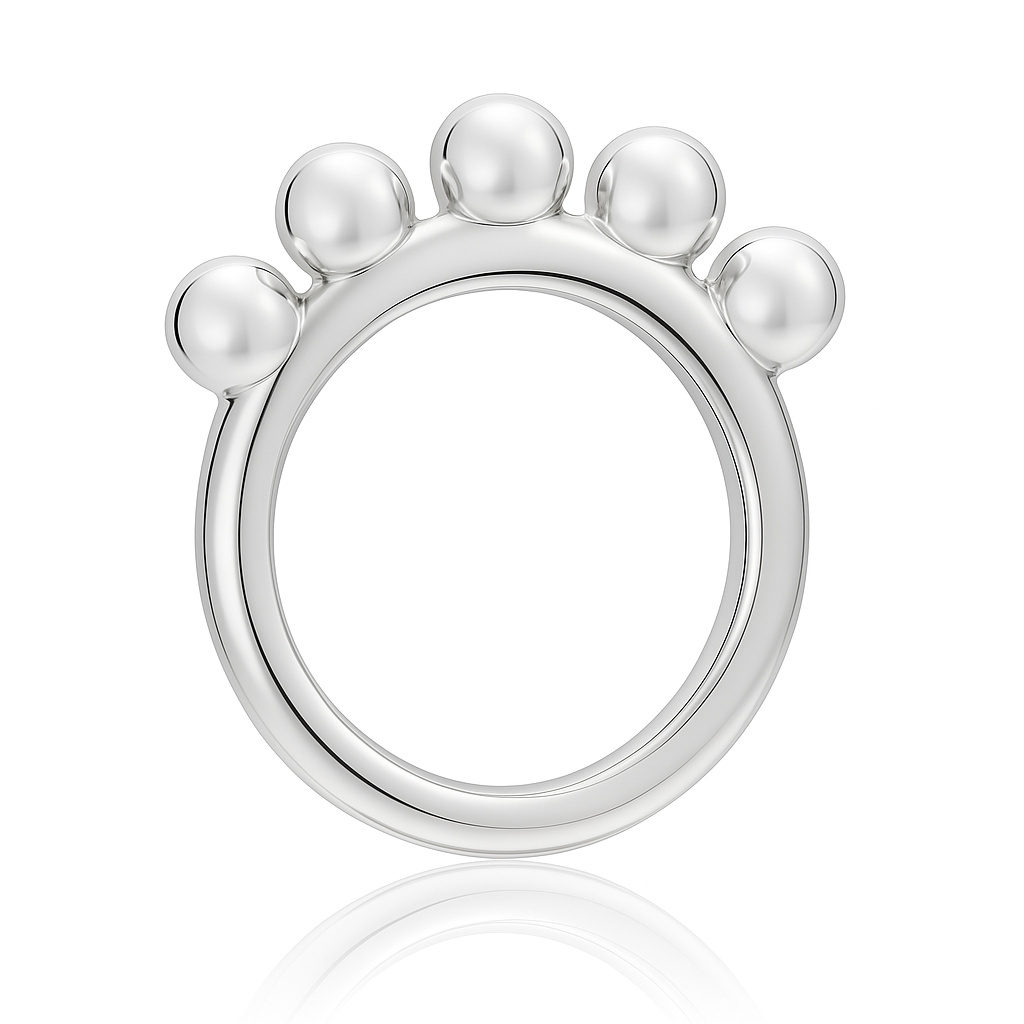 Anillo Burbujas de Plata