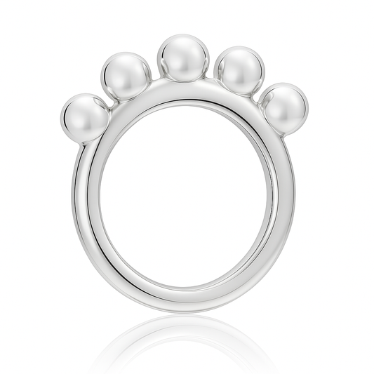 Anillo Burbujas de Plata