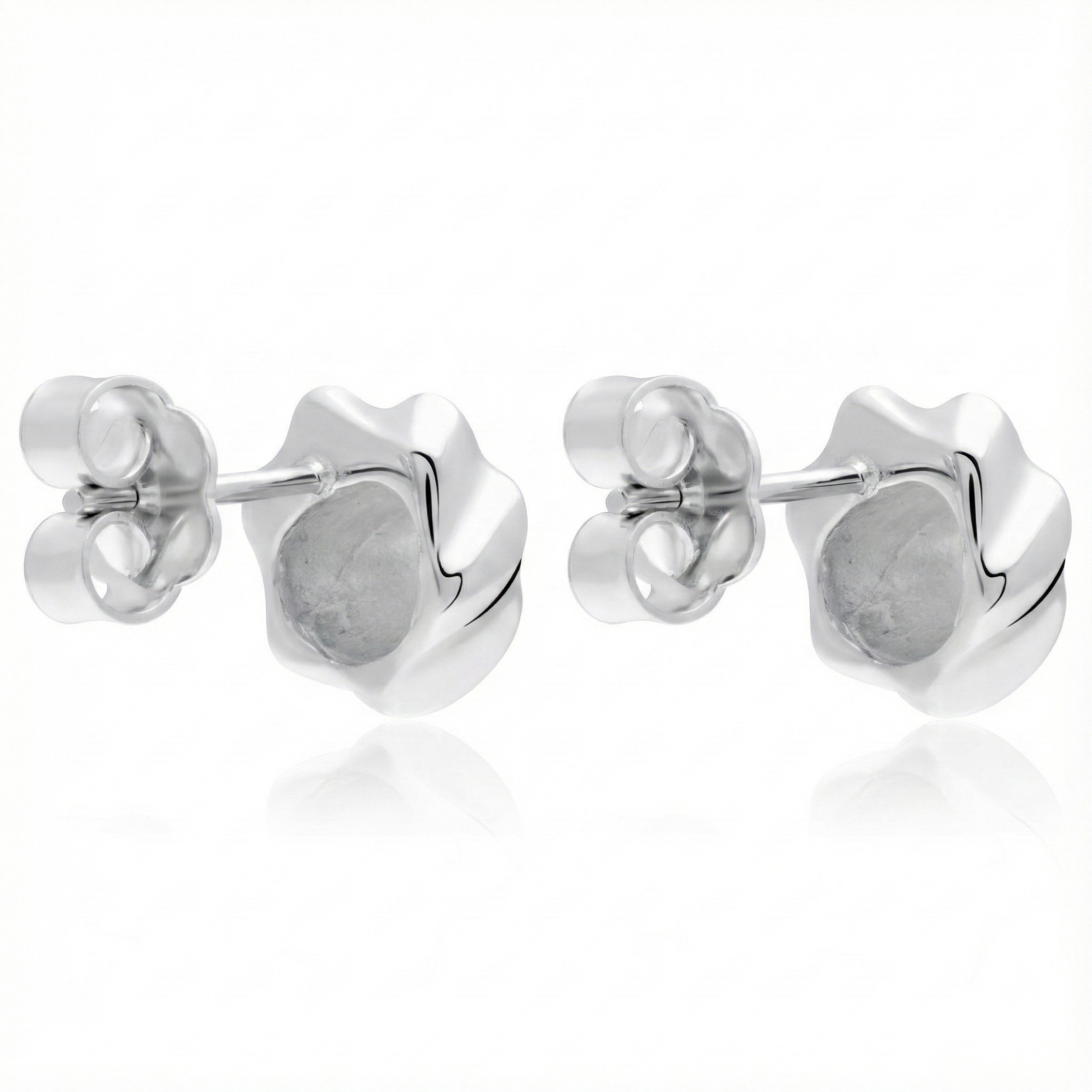 Aretes de Plata 925 modelo Lolly por atras