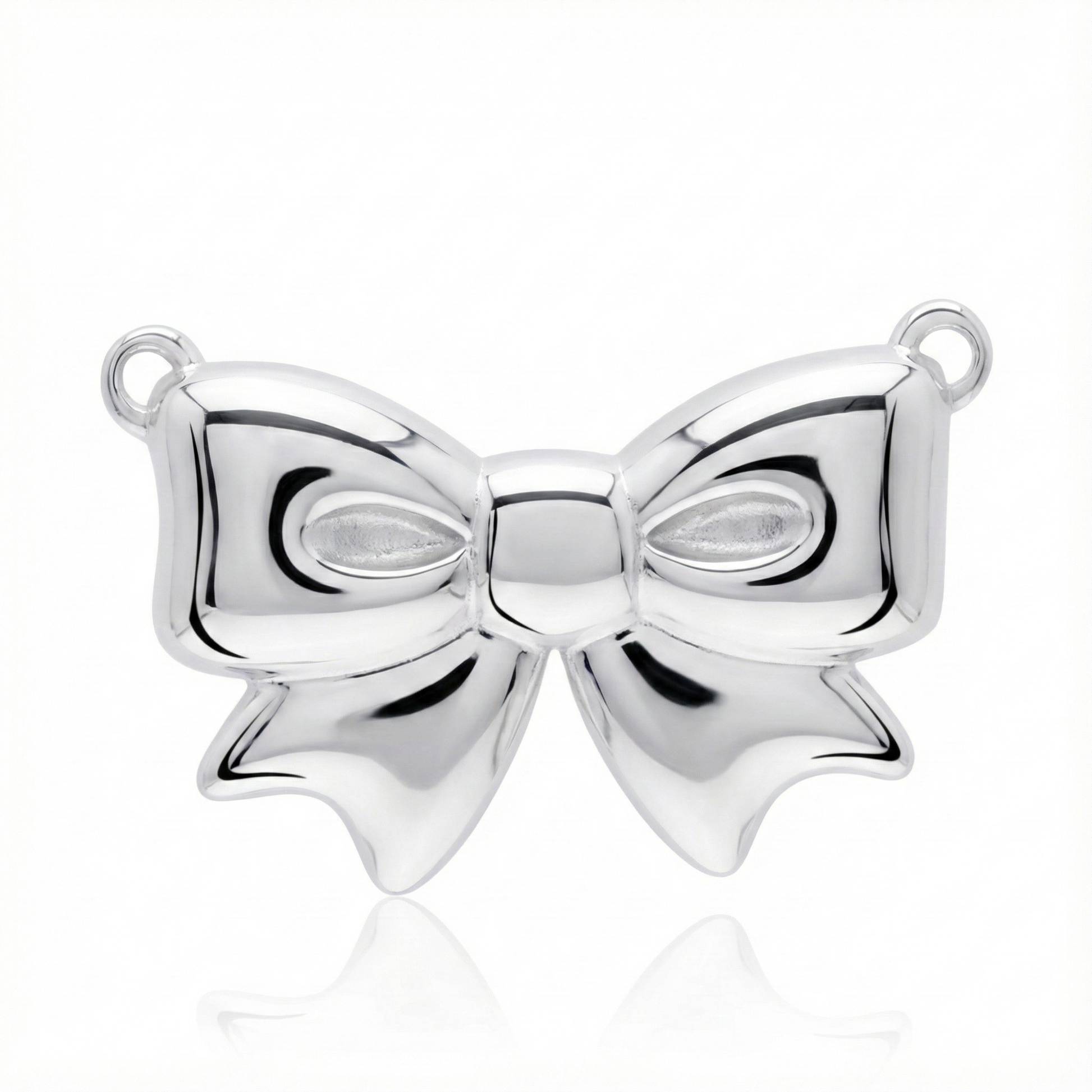 Dije de Plata 925 con forma de moño