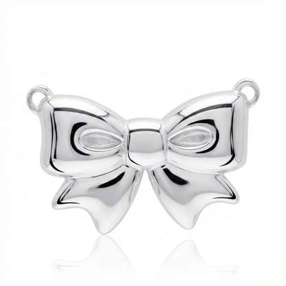 Dije de Plata 925 con forma de moño