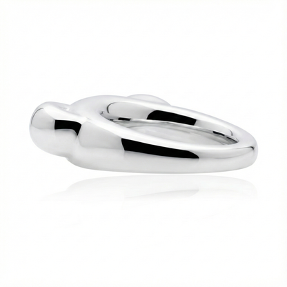 Anillo de Plata 925 modelo WInter Bear acostado