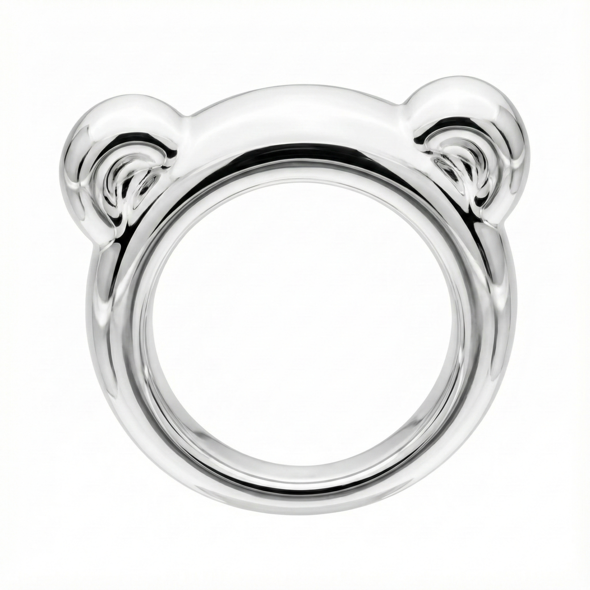 Anillo de Plata 925 modelo WInter Bear de frente